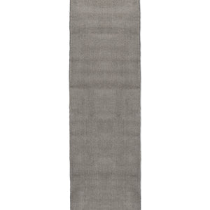 Retro Grey Modern Wool Runner - RugSpot