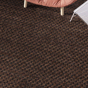 Rockport Brown Modern Leather Rug - RugSpot