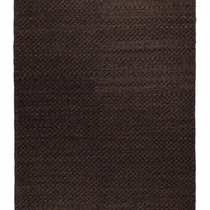 Rockport Brown Modern Leather Rug - RugSpot