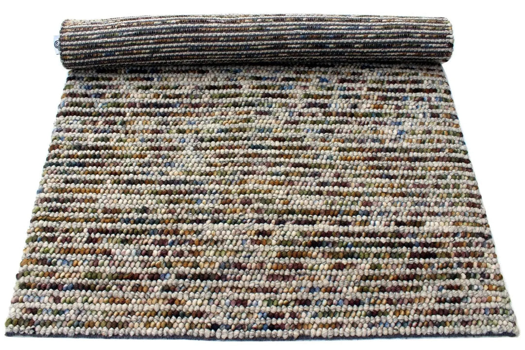 Rosella Green Modern Wool Rug - RugSpot