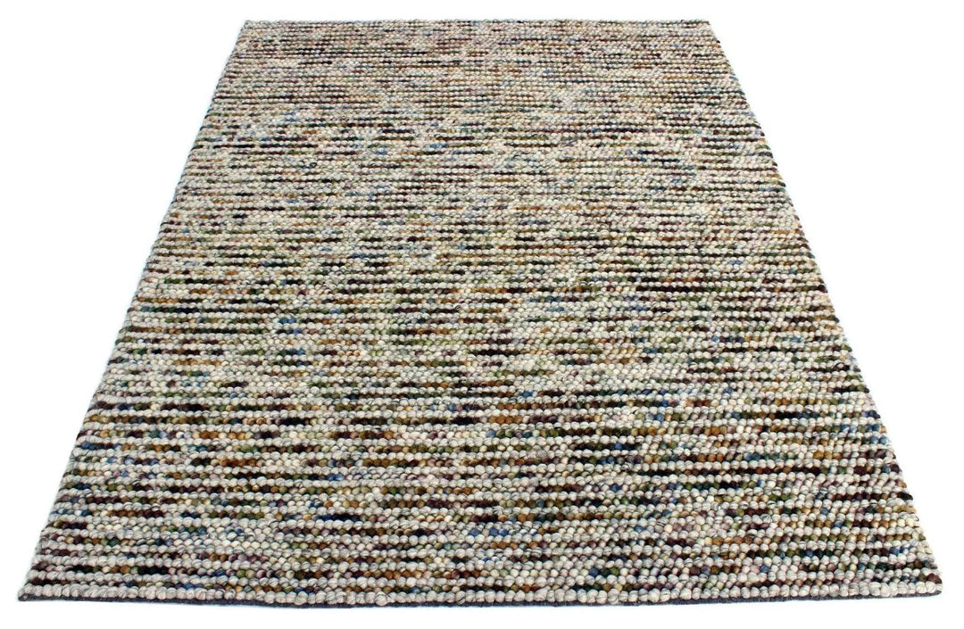 Rosella Green Modern Wool Rug - RugSpot