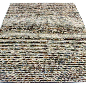 Rosella Green Modern Wool Rug - RugSpot