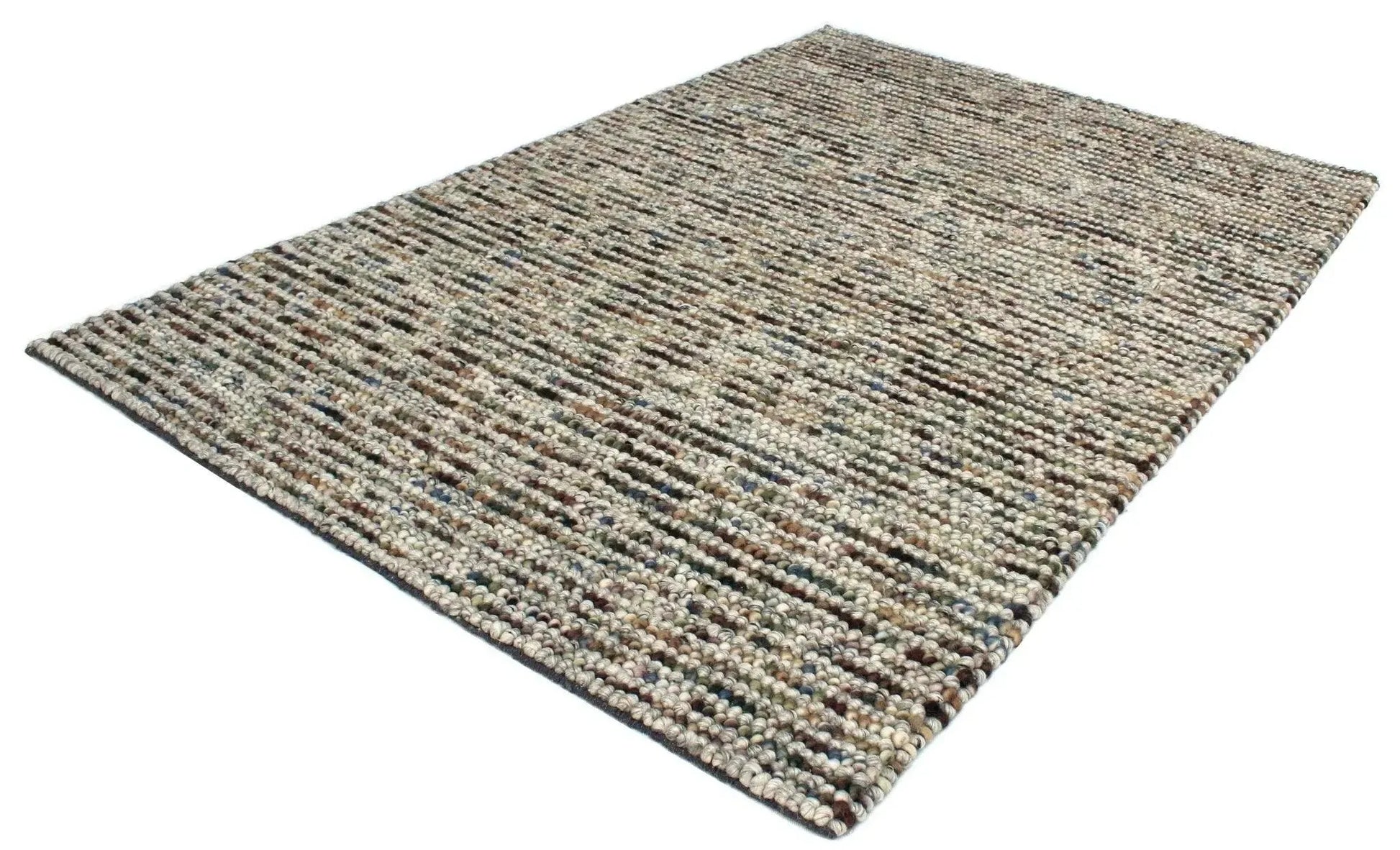 Rosella Green Modern Wool Rug - RugSpot