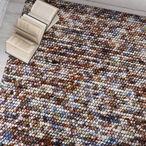 Rosella Rainbow Modern Wool Rug - RugSpot