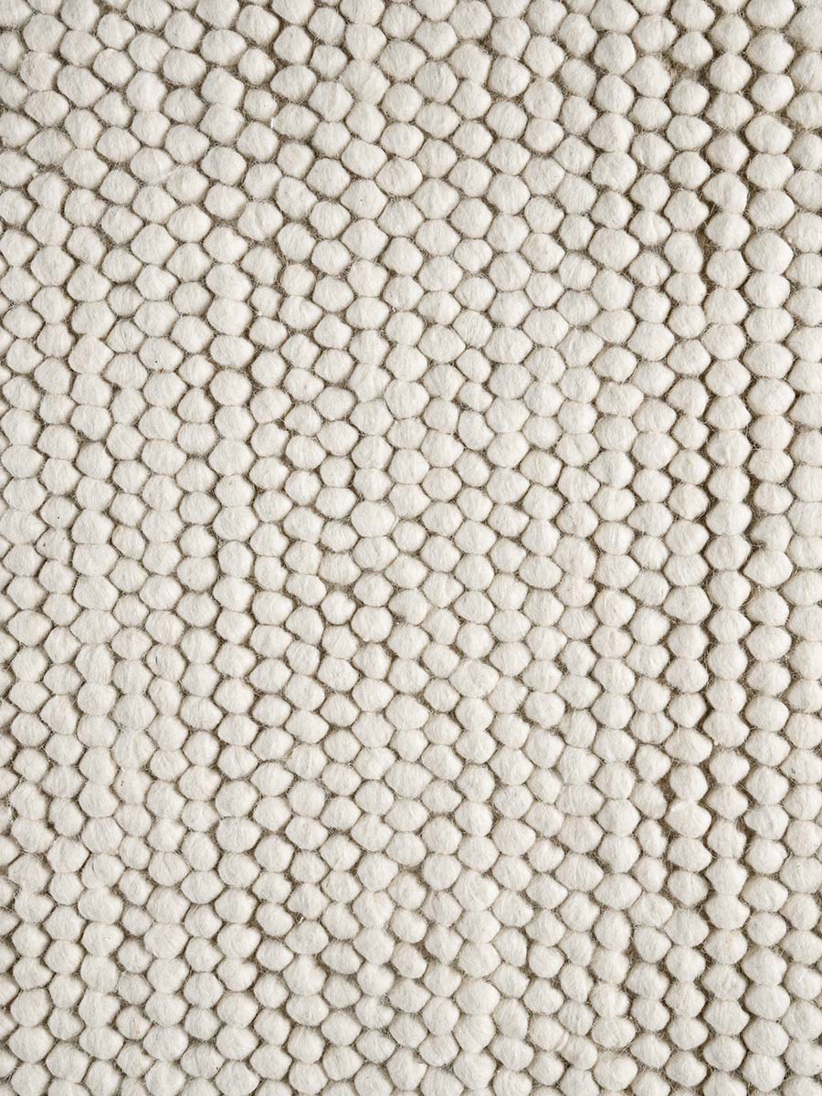 Rosella White Modern Wool Rug - RugSpot