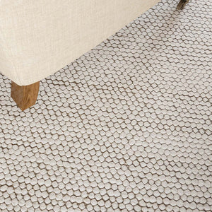 Rosella White Modern Wool Rug - RugSpot