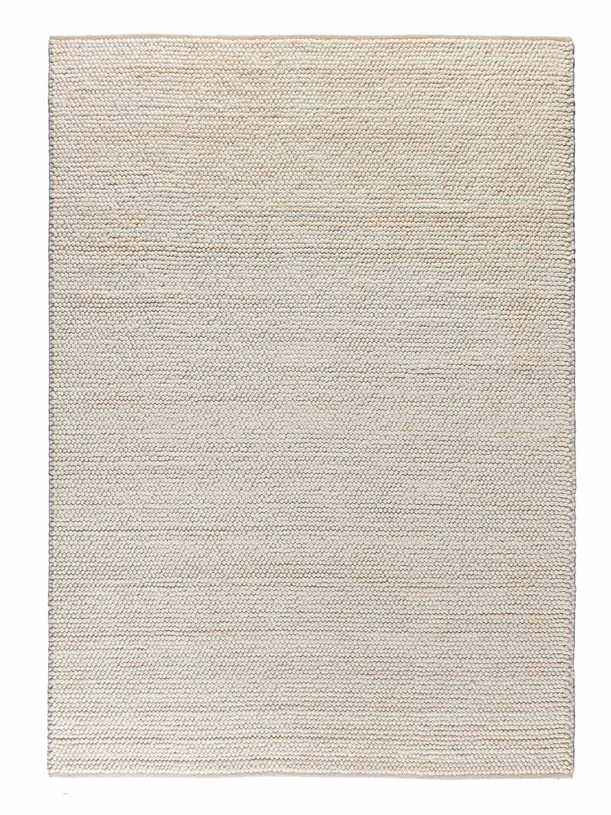 Rosella White Modern Wool Rug - RugSpot