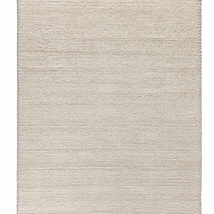 Rosella White Modern Wool Rug - RugSpot