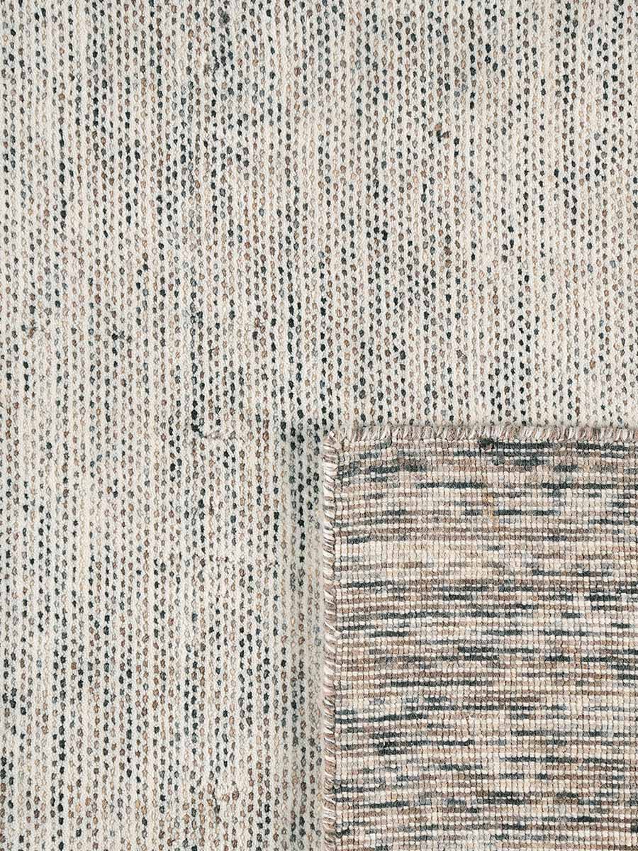 Ruma 387 Grey Modern Wool Rug - RugSpot