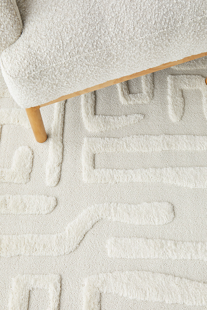 Serenade Arlo White Rug - RugSpot