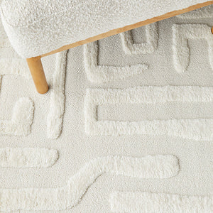 Serenade Arlo White Rug - RugSpot