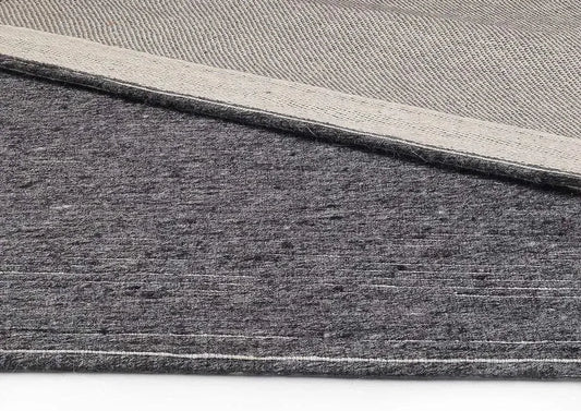 Shire Charcoal Modern Wool Rug - RugSpot