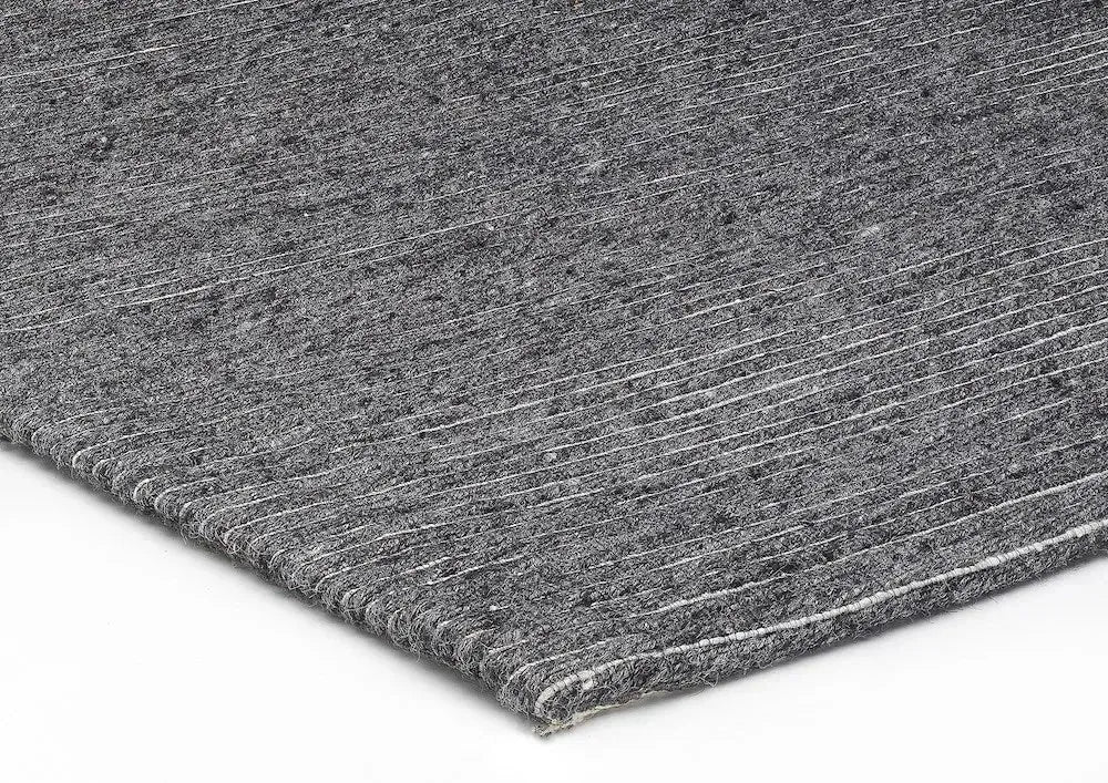 Shire Charcoal Modern Wool Rug - RugSpot