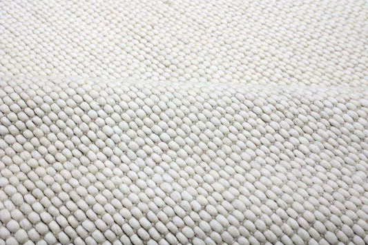 Spike White Modern Wool Rug - RugSpot