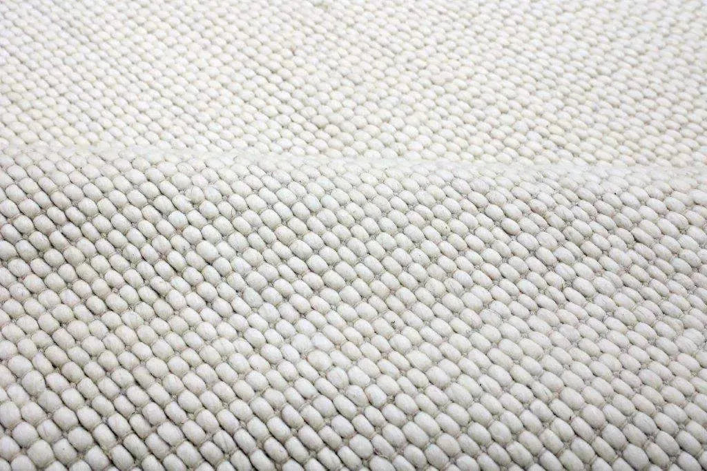 Spike White Modern Wool Rug - RugSpot