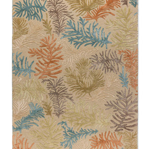 Tropics Multi Modern Wool Rug - RugSpot