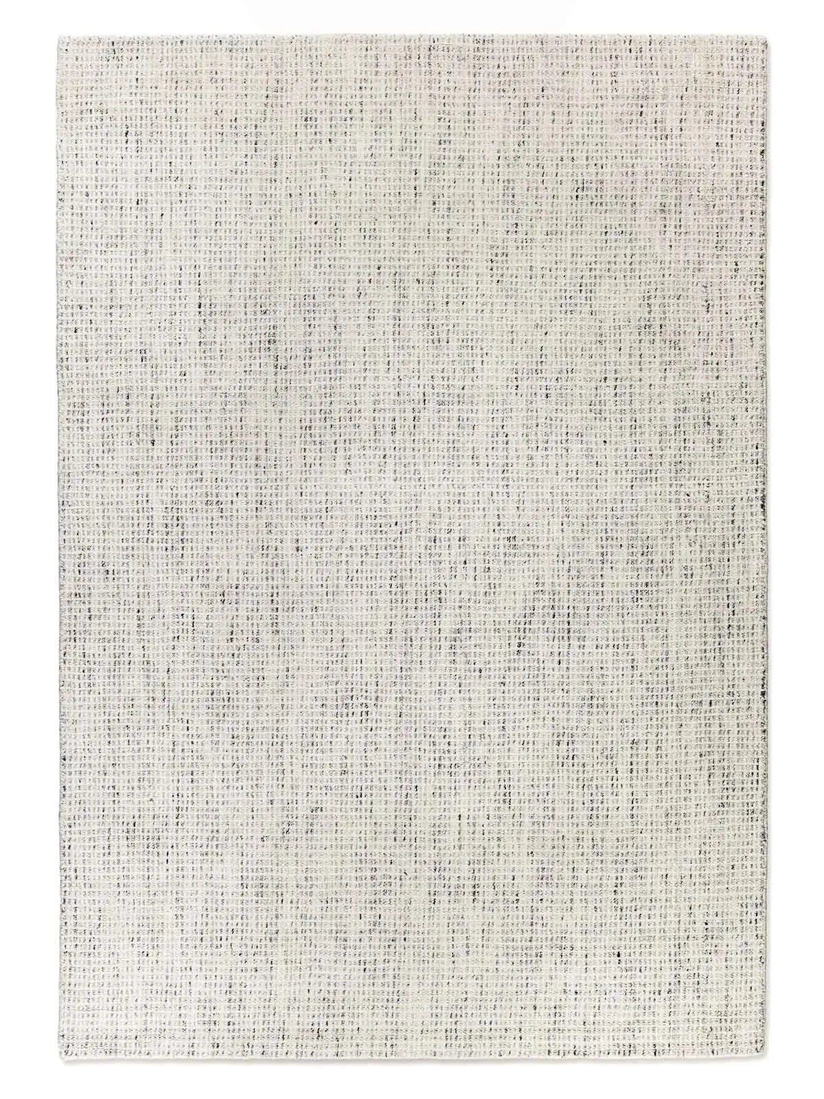 Velvet Silver Wool Rug - RugSpot