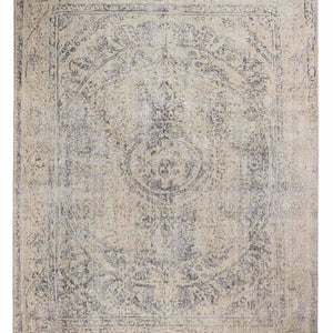 Vienna 46 Beige Transitional Wool Rug - RugSpot