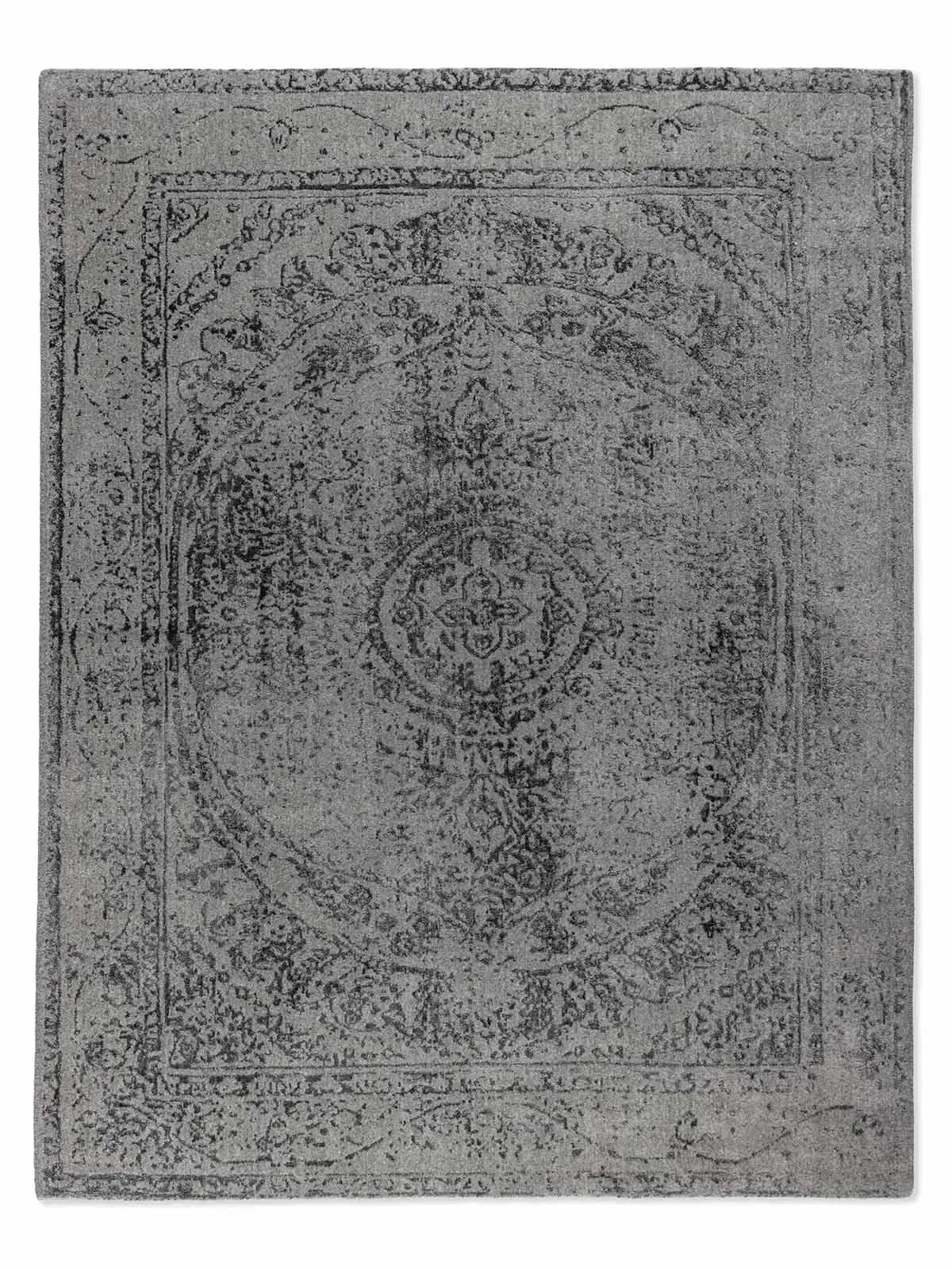 Vienna 46 Grey Transitional Wool Rug - RugSpot