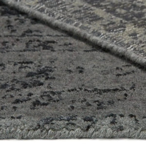 Vienna 46 Grey Transitional Wool Rug - RugSpot