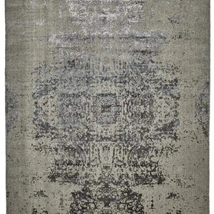 Vienna 47 Grey Transitional Wool Rug - RugSpot