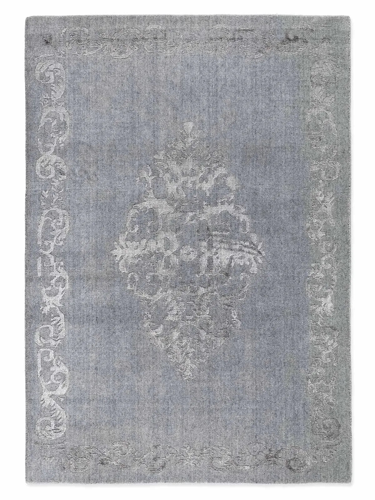 Vienna 48 Grey Transitional Wool Rug - RugSpot