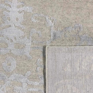 Vienna 48 Silver Transitional Wool Rug - RugSpot