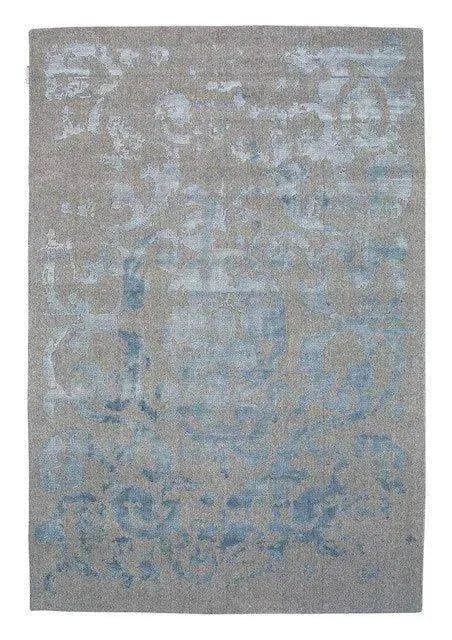 Vienna 51 Blue Transitional Wool Rug - RugSpot