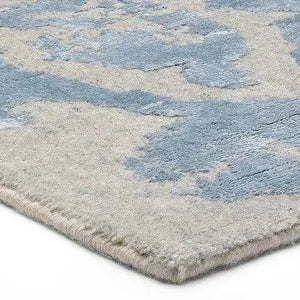 Vienna 51 Blue Transitional Wool Rug - RugSpot