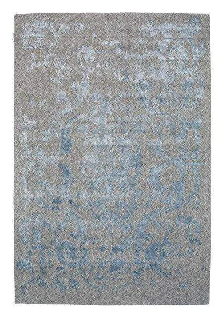 Vienna 51 Blue Transitional Wool Rug - RugSpot