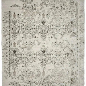 Vintage 586 Silver Modern Rug - RugSpot
