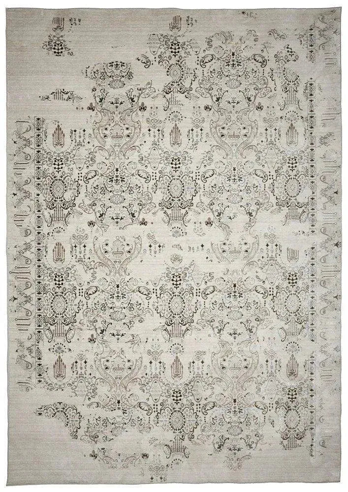 Vintage 586 Silver Modern Rug - RugSpot