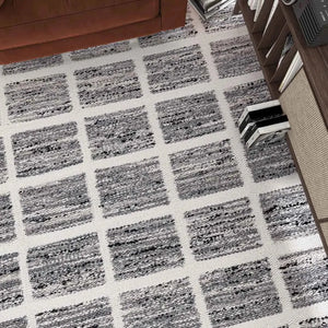 Vision 17 Grey Modern Rug - RugSpot