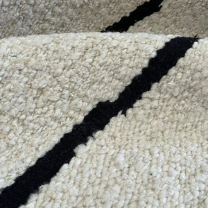 Vision 25 Cream Modern Wool Rug - RugSpot