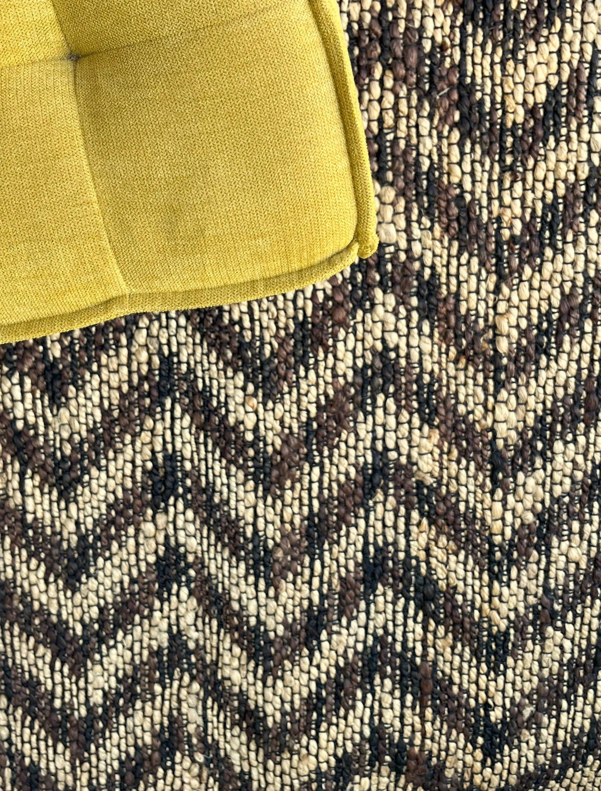 Waves Brown Jute Rug - RugSpot