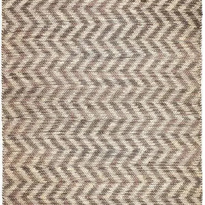 Waves Brown Jute Rug - RugSpot