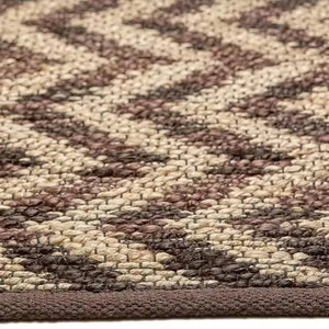 Waves Brown Jute Rug - RugSpot