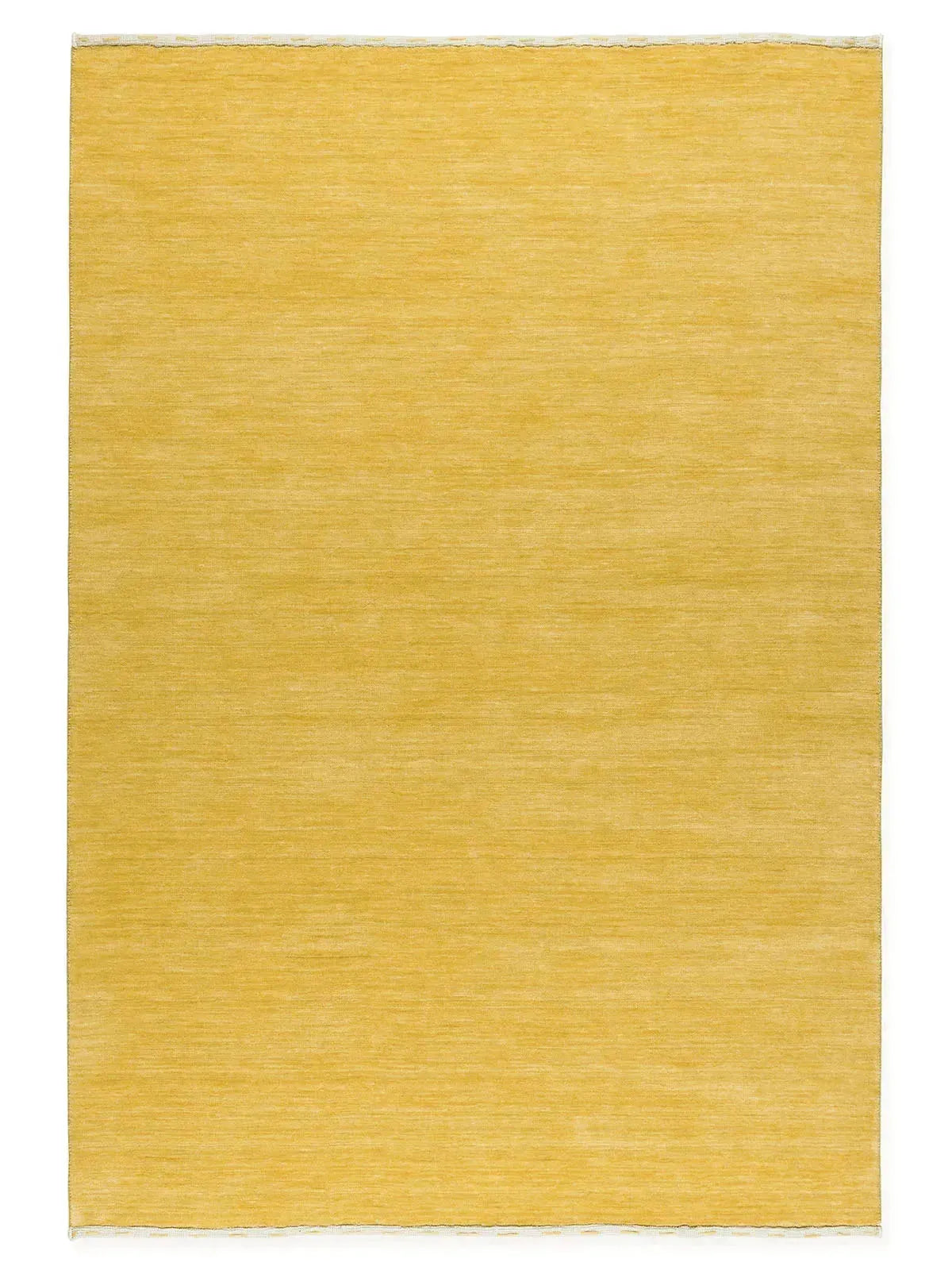 Zen Honey Plain Gabbeh Wool Rug - RugSpot
