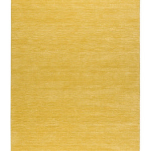 Zen Honey Plain Gabbeh Wool Rug - RugSpot