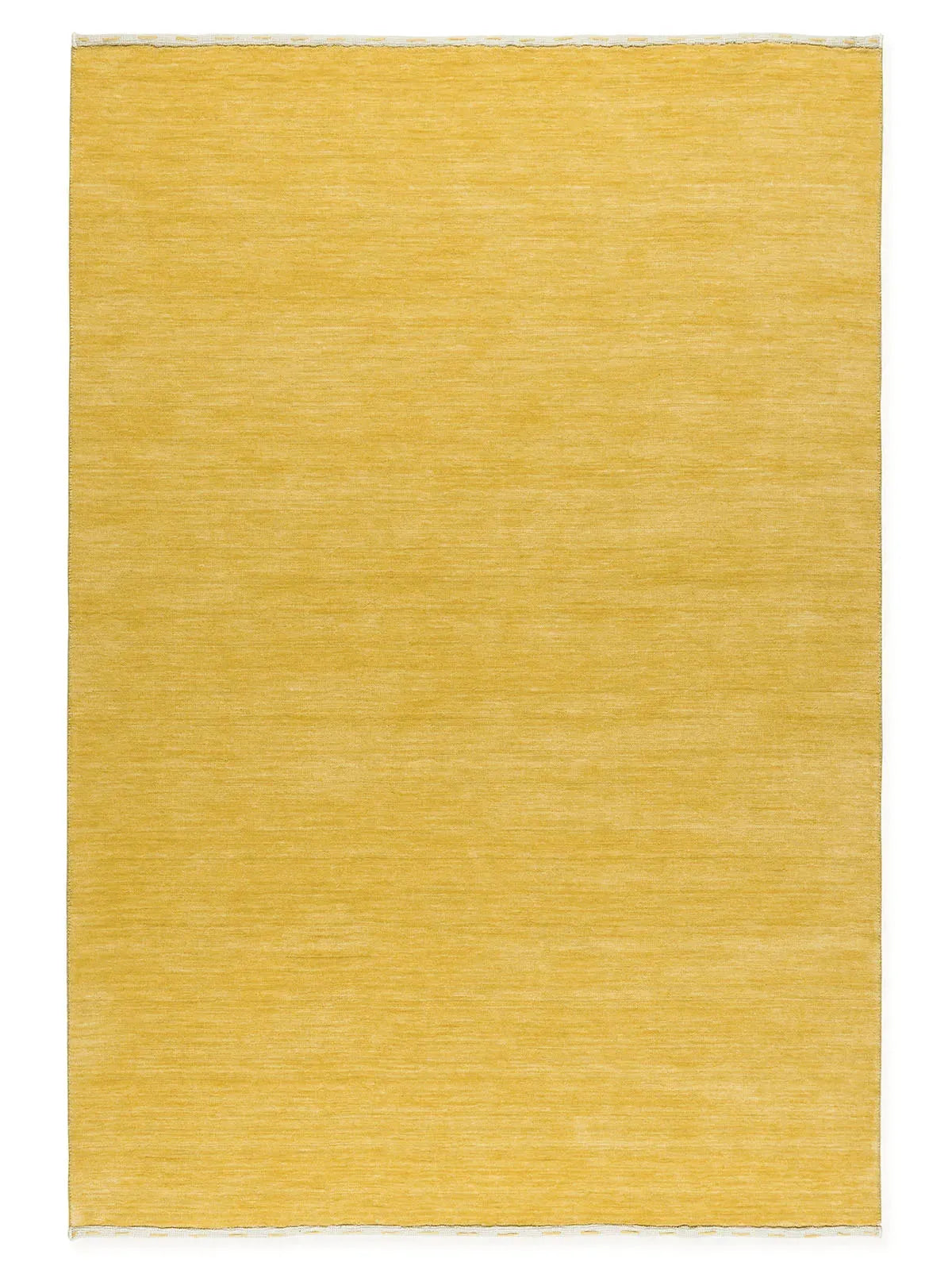 Zen Honey Plain Gabbeh Wool Rug - RugSpot