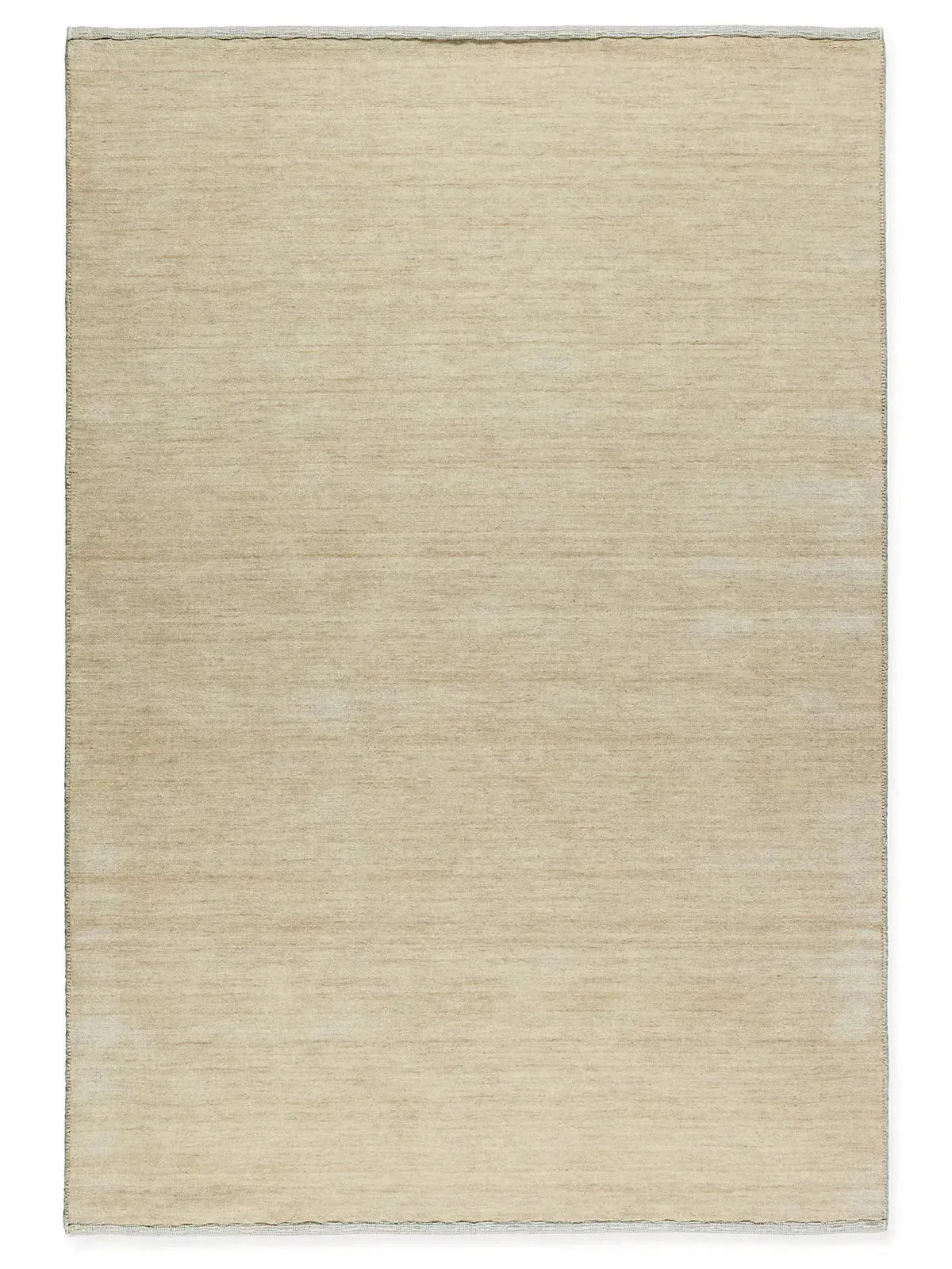 Zen Oat Plain Gabbeh Wool Rug - RugSpot
