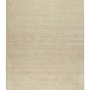 Zen Oat Plain Gabbeh Wool Rug - RugSpot