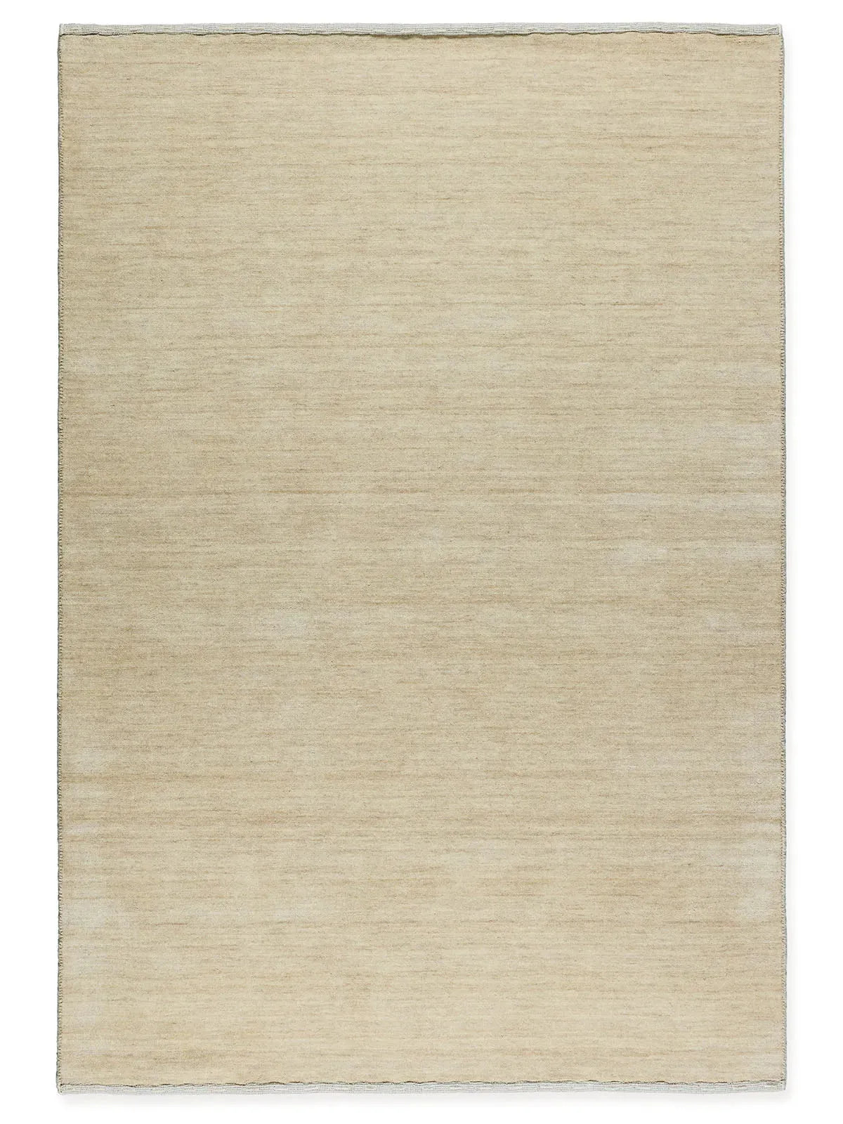 Zen Oat Plain Gabbeh Wool Rug - RugSpot