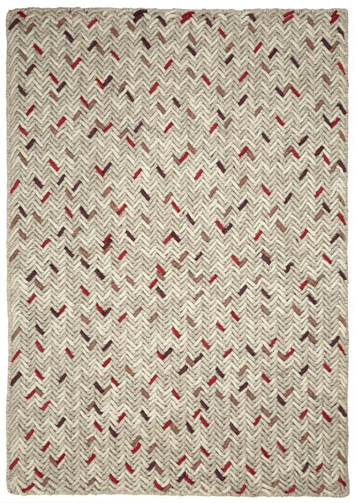 Criss-Cross Modern Wool Rug