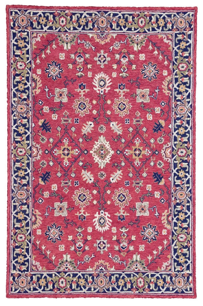 Heritage 640 Red Traditional Wool Rug