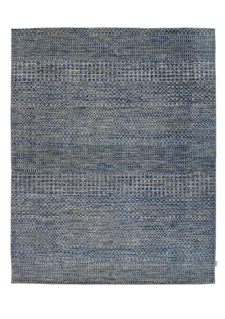 Perry 652 Blue Modern Wool Rug